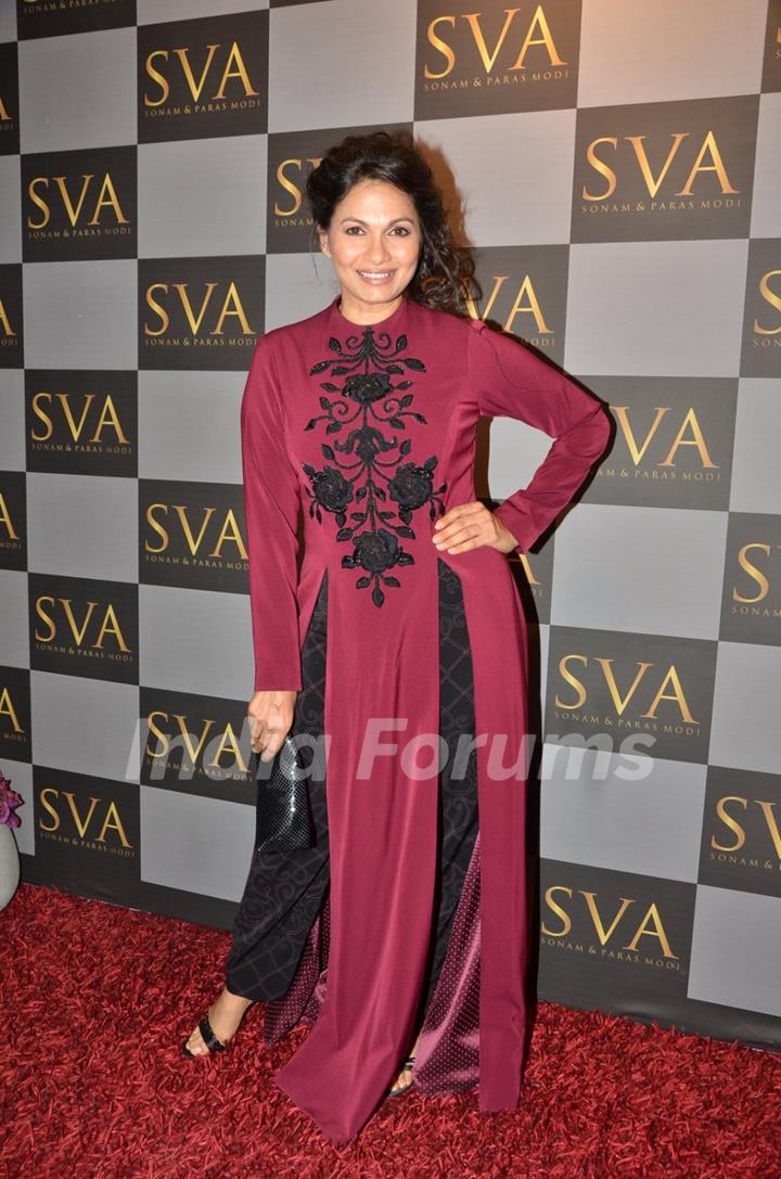 Model at SVA Autumn Winter collection launch