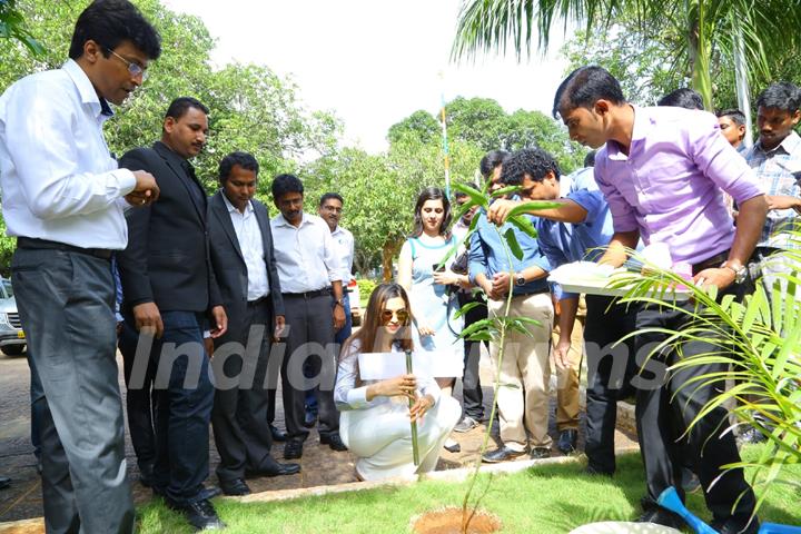 Deepika Padukone visits Wrigley's factory in Bangalore