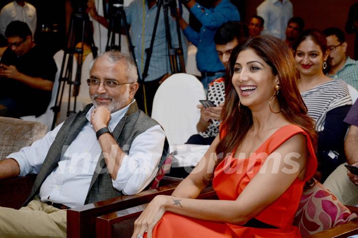 Shilpa Shetty at Press conference of Social media Awards at Hotel Hyatt