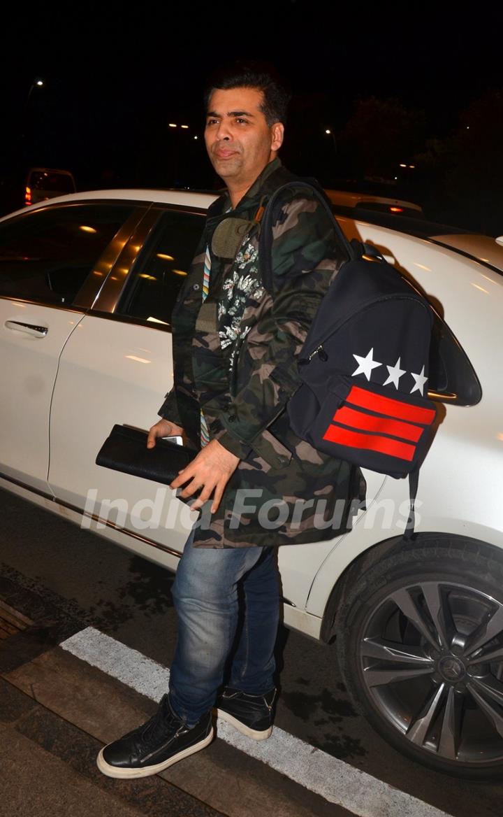 Karan Johar Snapped at Airport!