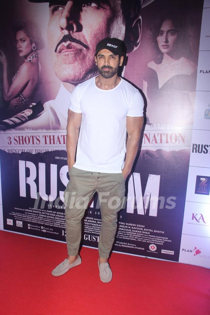 John Abraham at Special Screening of 'Rustom' at Yashraj Studios