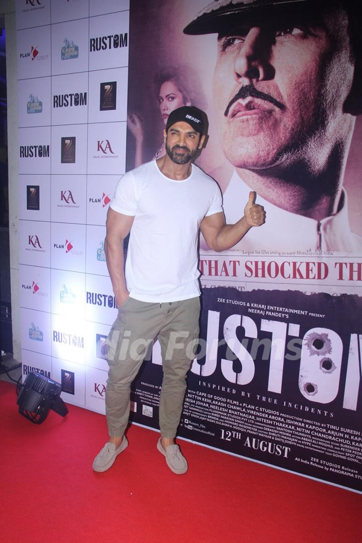 John Abraham at Special Screening of 'Rustom' at Yashraj Studios