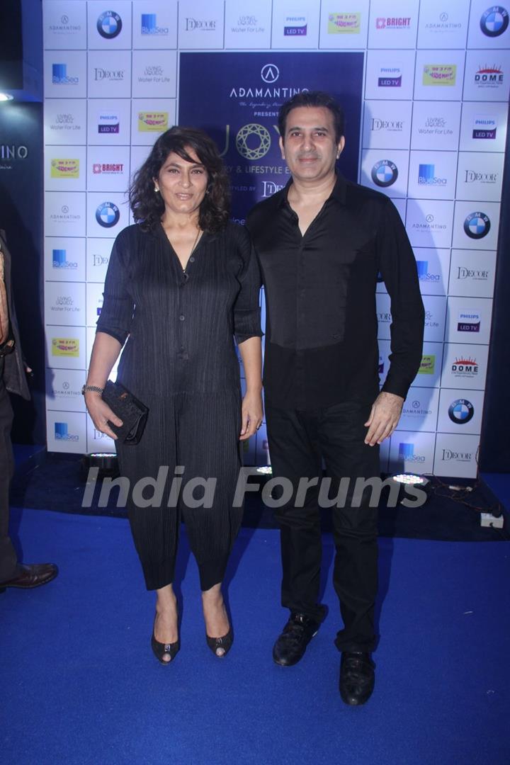 Archana Puran Singh and Parmeet Sethi at JOYA Exhibition 2016