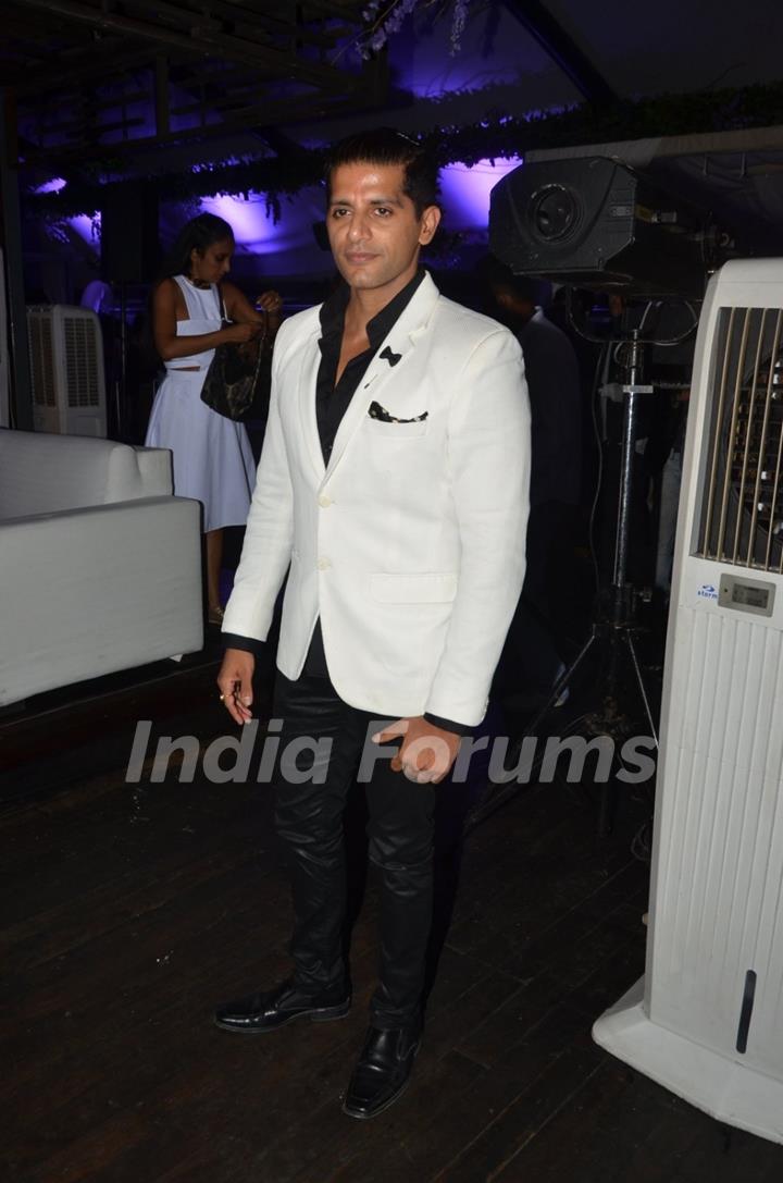 Karanvir Bohra at Manasi Scott's Album Launch