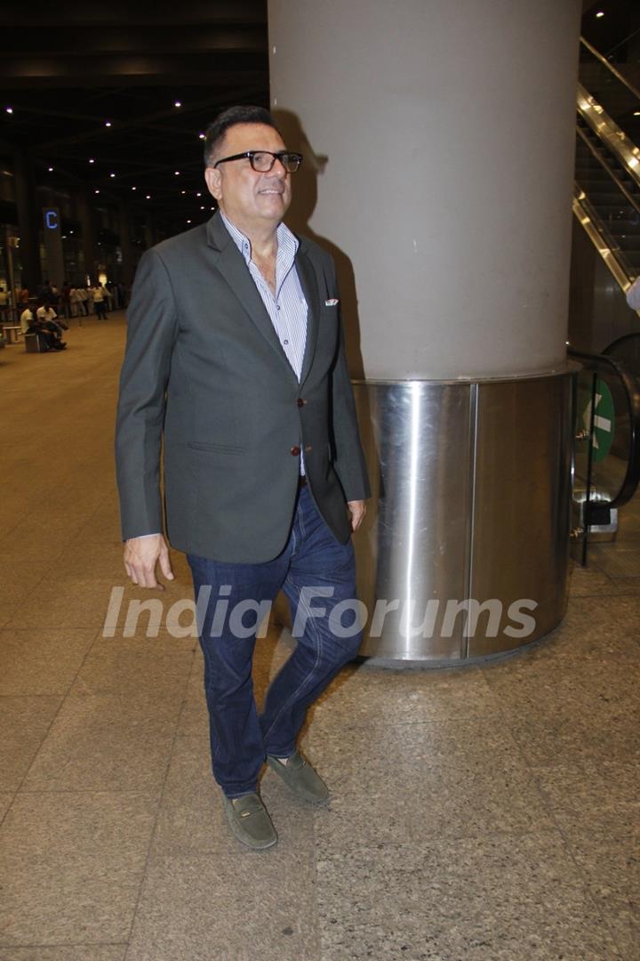 Boman Irani snapped at Airport