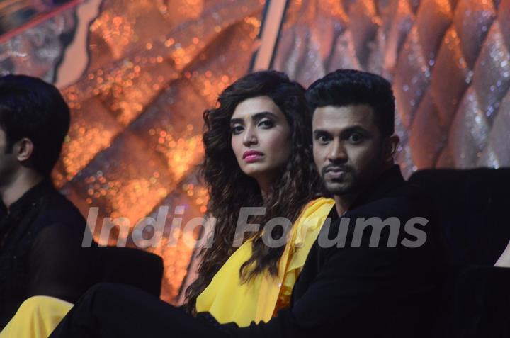 Karishma Tanna on sets of 'Jhalak Dikhlaa Jaa'