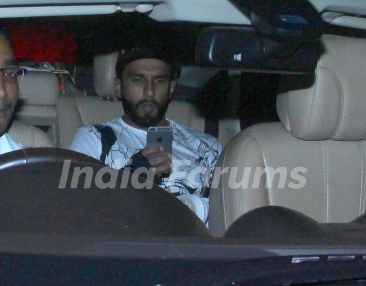 Ranveer Singh snapped in Bandra