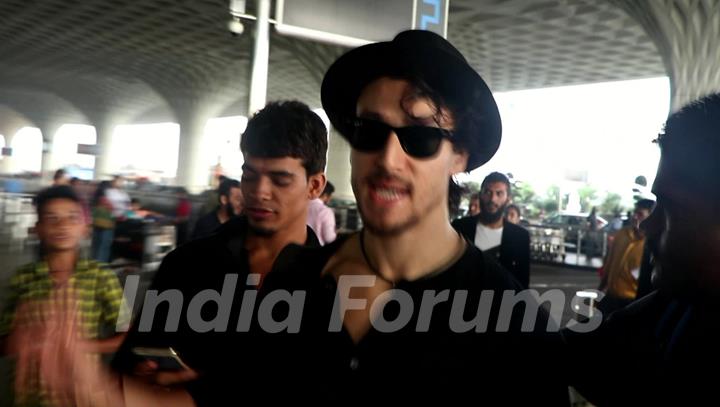 Tiger Shroff snapped at Airport