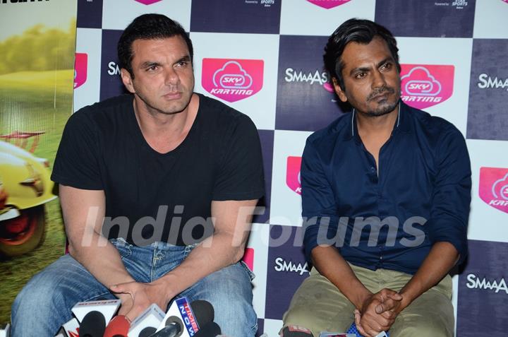 Sohail Khan & Nawazuddin Siddiqui of 'Freaky Ali' at SMAASH