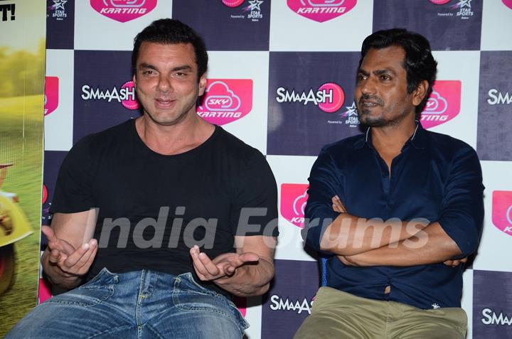 Sohail Khan & Nawazuddin Siddiqui of 'Freaky Ali' at SMAASH