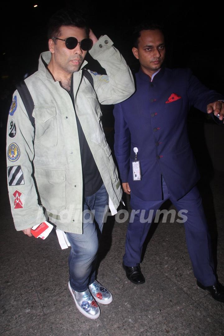 Karan Johar snapped at Airport