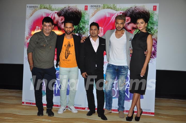 Ruhi Singh, Rahul Vaidya and Karan Kundra at Launch of Film 'Do Chaar Din'