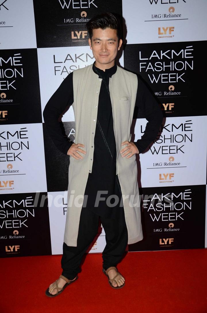 Meiyang Chang at Lakme Fashion Week Winter Festive 2016- Day 1