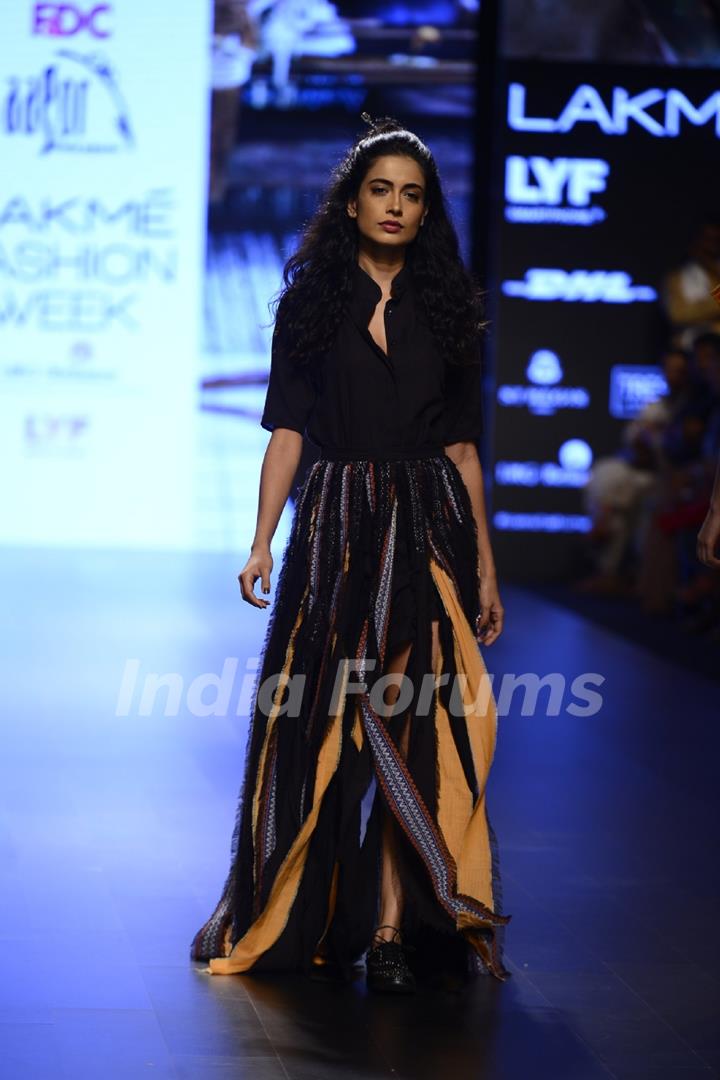 Sarah Jane Dias at Lakme Fashion Week Winter Festive 2016- Day 2