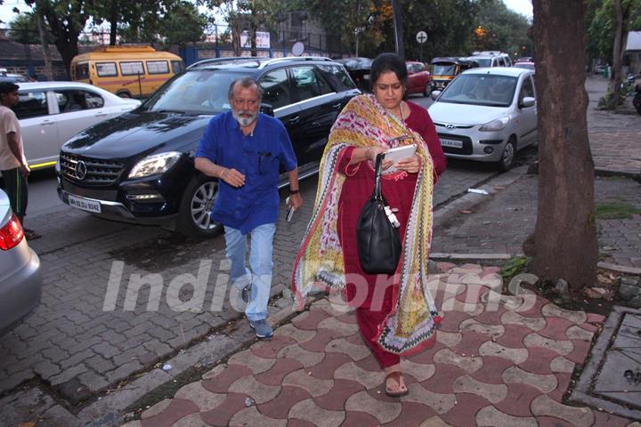 Pankaj Kapoor and Supriya Pathak visit Shahid and Mira