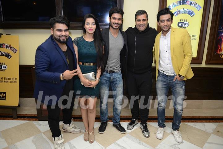 Ashrut Jain and Shailendra Singh at Press Meet of Sunshine Music Tours and Travels