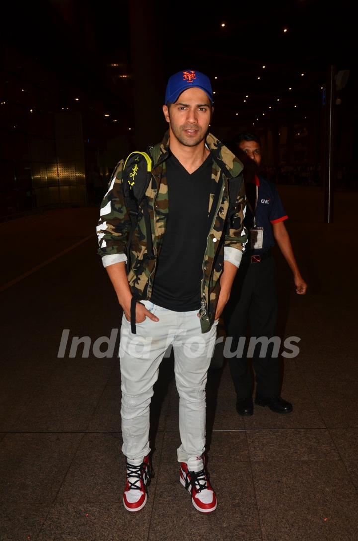 Varun Dhawan snapped at Airport