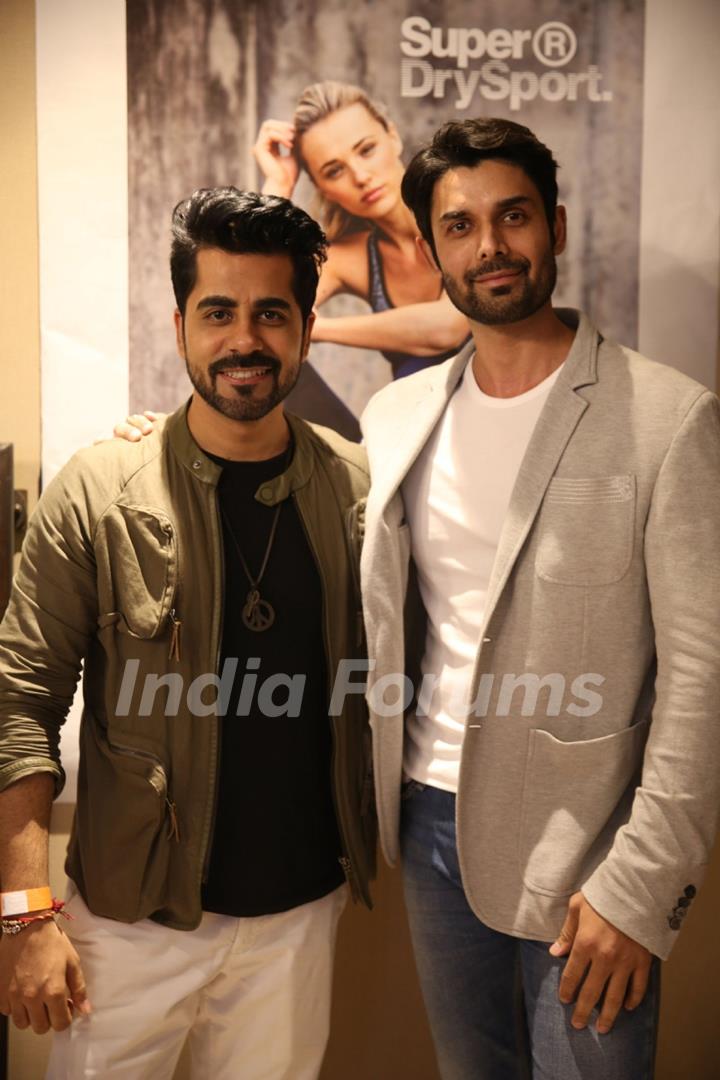 Amit Gaur and Gunjan Utreja at Launch of Superdry's AW'16 Sport Collection