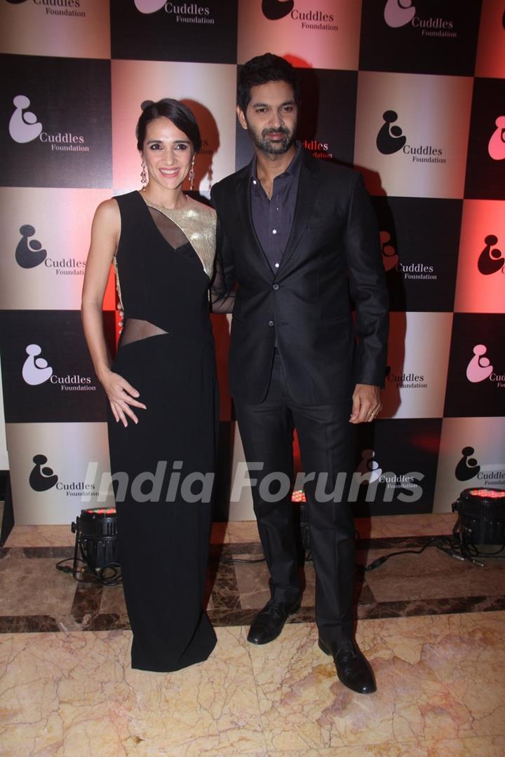 Purab Kohli and Tara Sharma at Cuddle Foundation Event