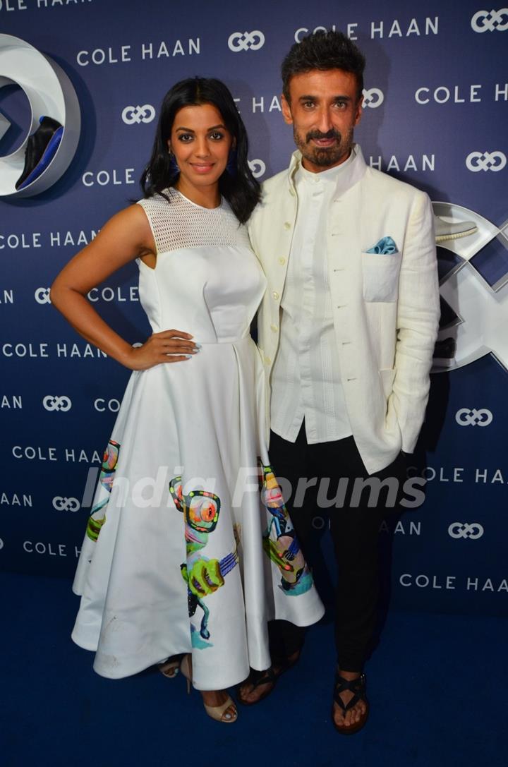 Rahul Dev and Mugdha Godse at COLE HAAN Event