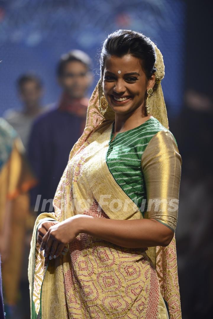 Mugdha Godse at Lakme Fashion Week Day 3