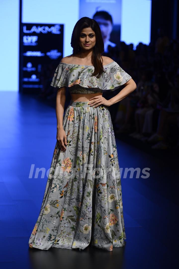 Shamita Shetty at Lakme Fashion Week Day 3