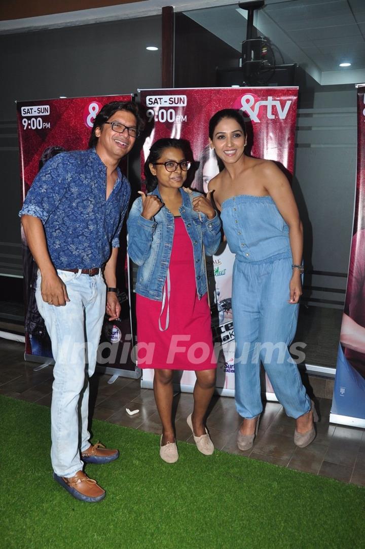 Shaan and Neeti Mohan at Success Bash of 'The Voice India Kids'