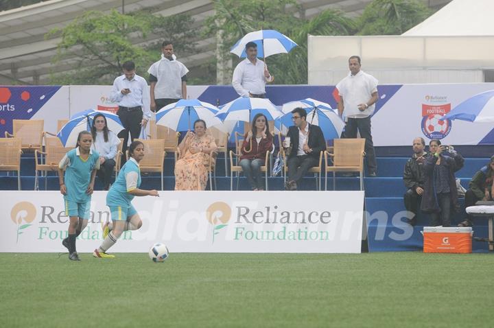 Ranbir Kapoor and Nita Ambani at Inauguration Match of Reliance Foundation Youth Sports