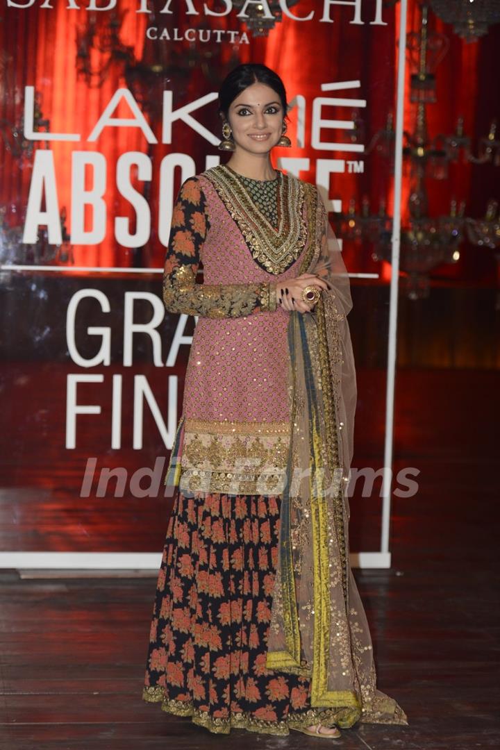 Divya Khosla Kumar at Grand Finale of Lakme Fashion Show 2016