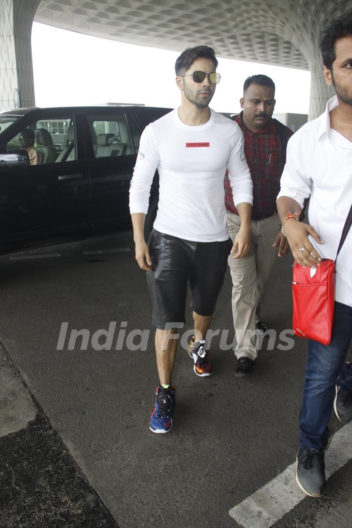 Varun Dhawan snapped at Airport