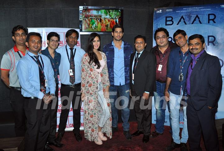 Sidharth Malhotra and Katrina Kaif at Press Meet of 'Baar Baar Dekho'