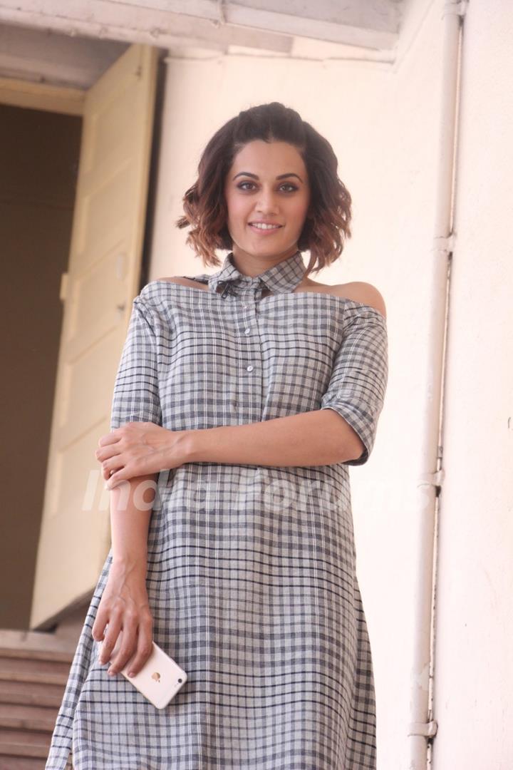 Taapsee Pannu snapped at Mehboob Studio