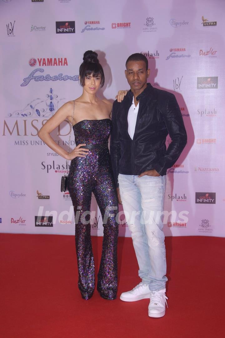 Model Sucheta Sharma along with her husband Harrison James at Yamaha Fascino Miss Diva 2016