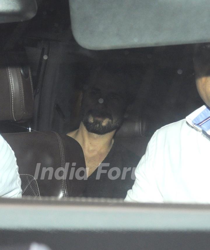 Shahid Kapoor snapped at Bhansali office