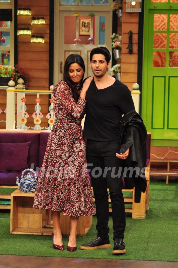 Sidharth Malhotra and Katrina Kaif at Promotion of 'Bar Bar Dekho' on sets of The Kapil Sharma Show