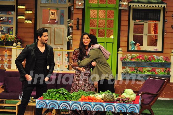 Sidharth Malhotra and Katrina Kaif at Promotion of 'Bar Bar Dekho' on sets of The Kapil Sharma Show