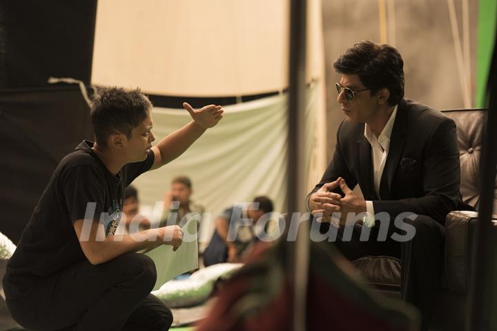 Behind the scenes with Shah Rukh Khan for Bollywood parks