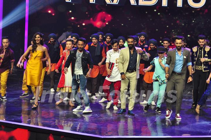 Judges at Promotion of film 'Tutak Tutak Titiya' on Dance Plus 2