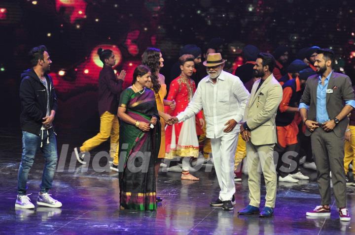 Judges at Promotion of film 'Tutak Tutak Titiya' on Dance Plus 2