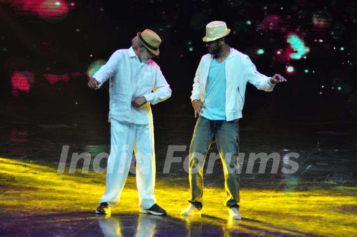 Prabhu Dheva dances with Mugur Sundar at Promotion of film 'Tutak Tutak Titiya' on Dance Plus 2