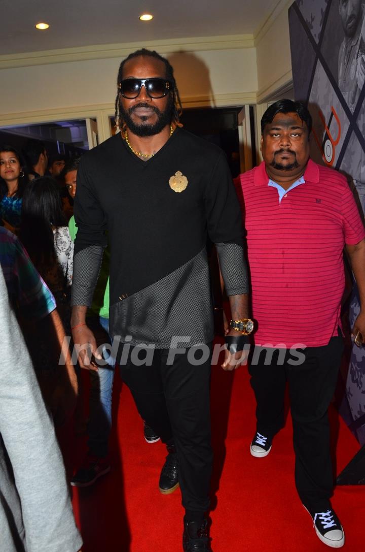 Chris Gayle at Yuvraj Singh's new Clothing line 'YouWeCan'