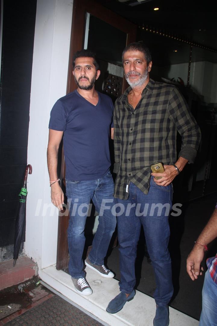 Chunky Pandey at Baba Dewan's Bash