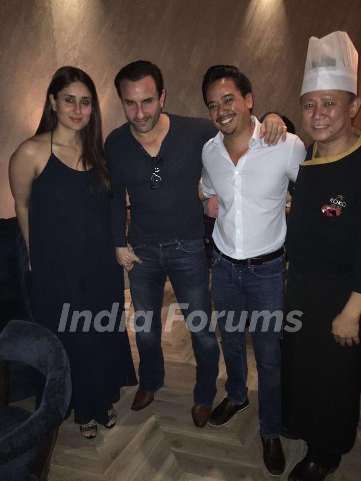 Kareena Kapoor with Saif Ali Khan