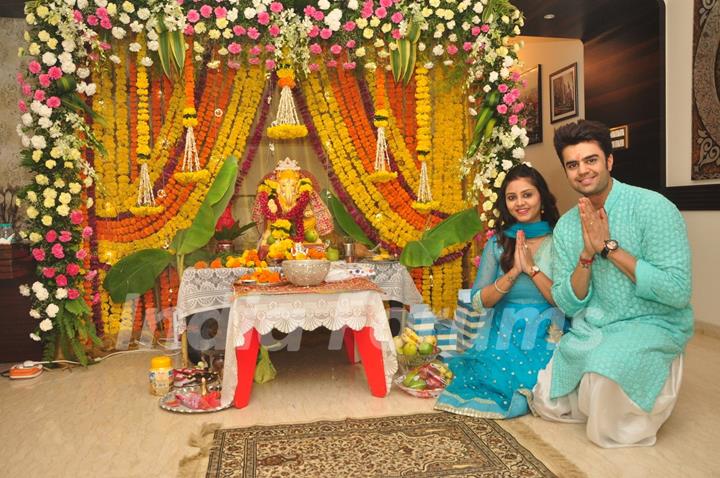 Manish Paul celebrates Ganesh Chaturthi!