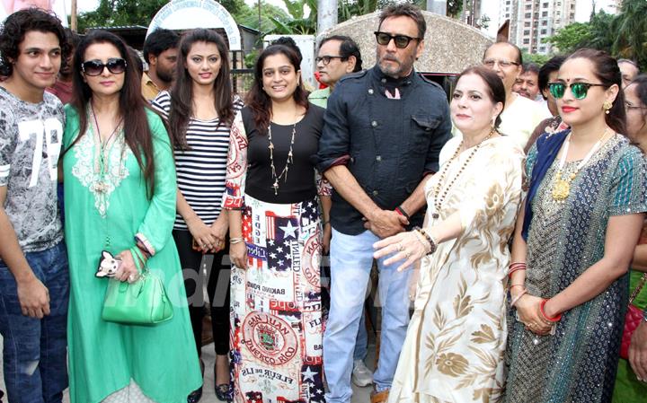 Jackie Shroff at Inauguration of Aadesh Shritastava Chowk