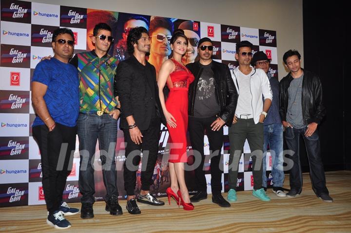 Vidyut Jamwal, Meet Bros and Urvashi Rautela at Launch of song 'Gal Ban Gayi'