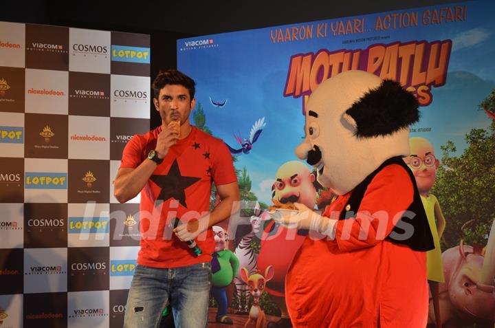 Sushant Singh Rajput supports Motu Patlu 3d film