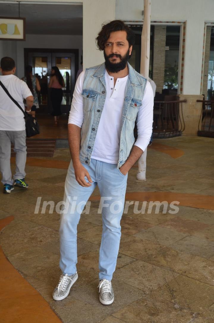 Riteish Deshmukh at Promotion of 'Banjo'