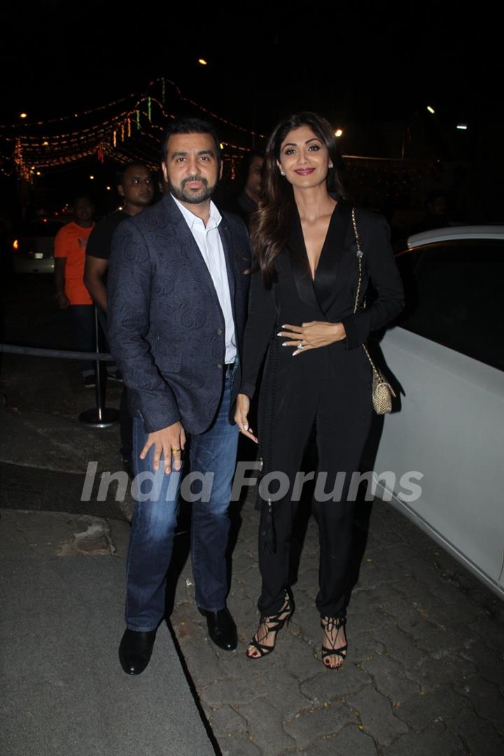 Shilpa Shetty and Raj Kundra at Birthday Bash of Raj Kundra