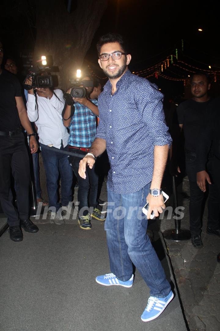 Aditya Thackeray at Birthday Bash of Raj Kundra